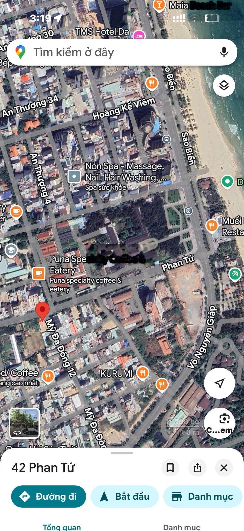 Bán lô góc 2MT đường Phan Tứ - Mỹ Đa Đông 12 sát bãi biển Mỹ Khê . Diện tích khủng 386m2 cực đẹp.