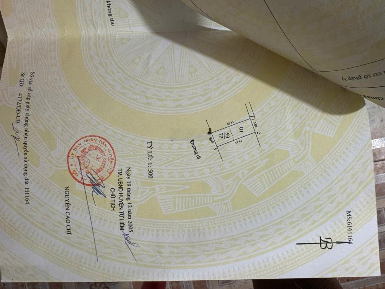 Bán đất tặng nhà Cổ Nhuế vị trí hiếm ô tô kinh doanh đỉnh.