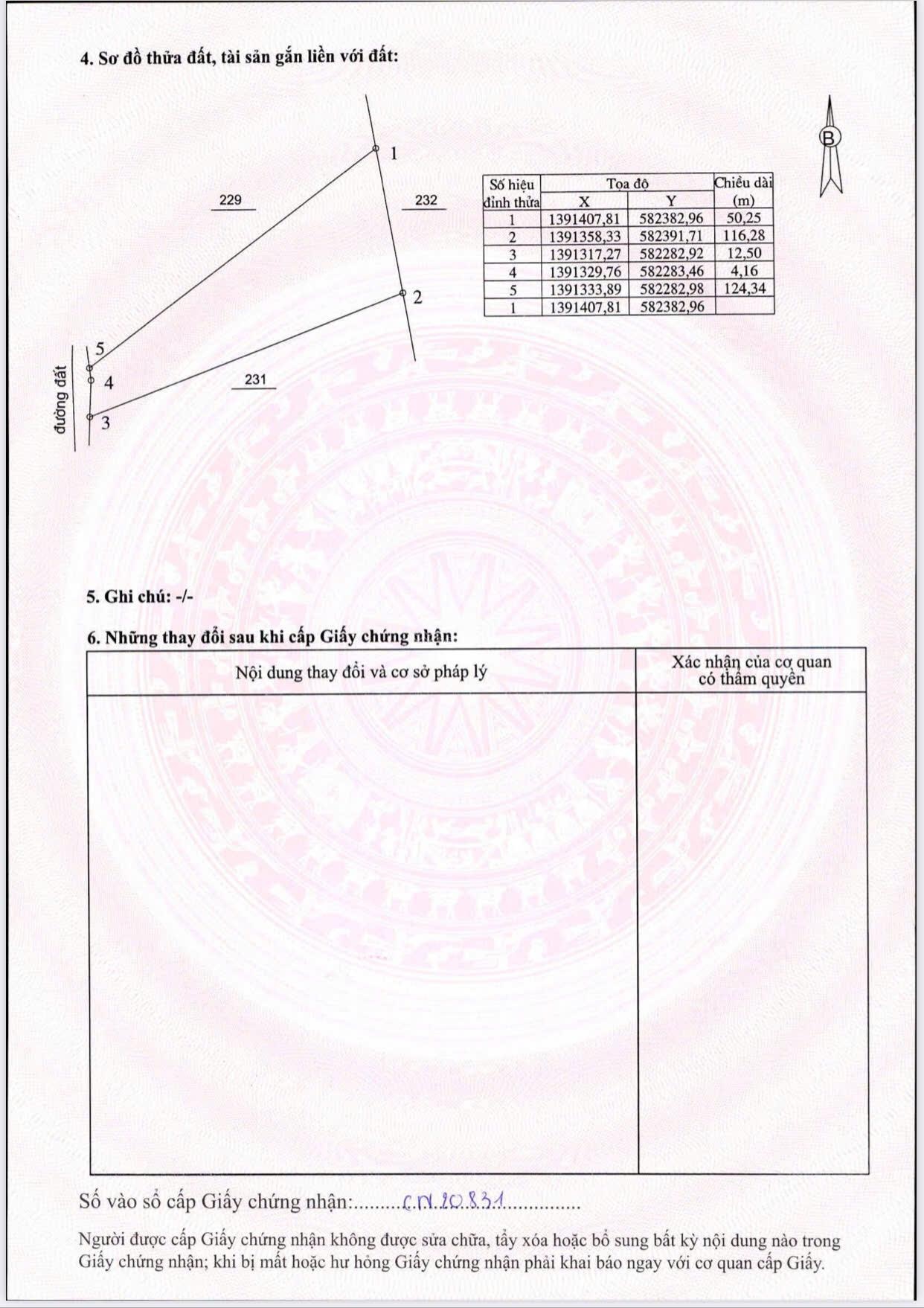 Bán đất Xã Tây Ninh Hòa (Ninh Tây) gần Hồ Suối Sim - DT 3.695m2. Giá 4.4 Tỷ