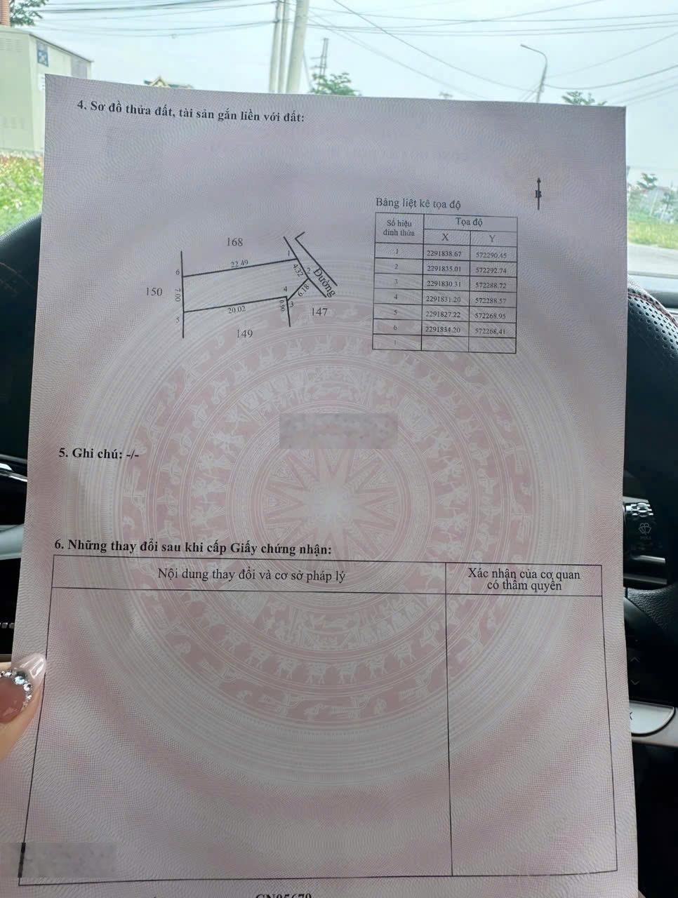 HÀNG F0 MỚI RA lô đất tại xã tống Phan huyện Phù Cừ tỉnh Hưng yên Diện tích: 161 ,8 full th