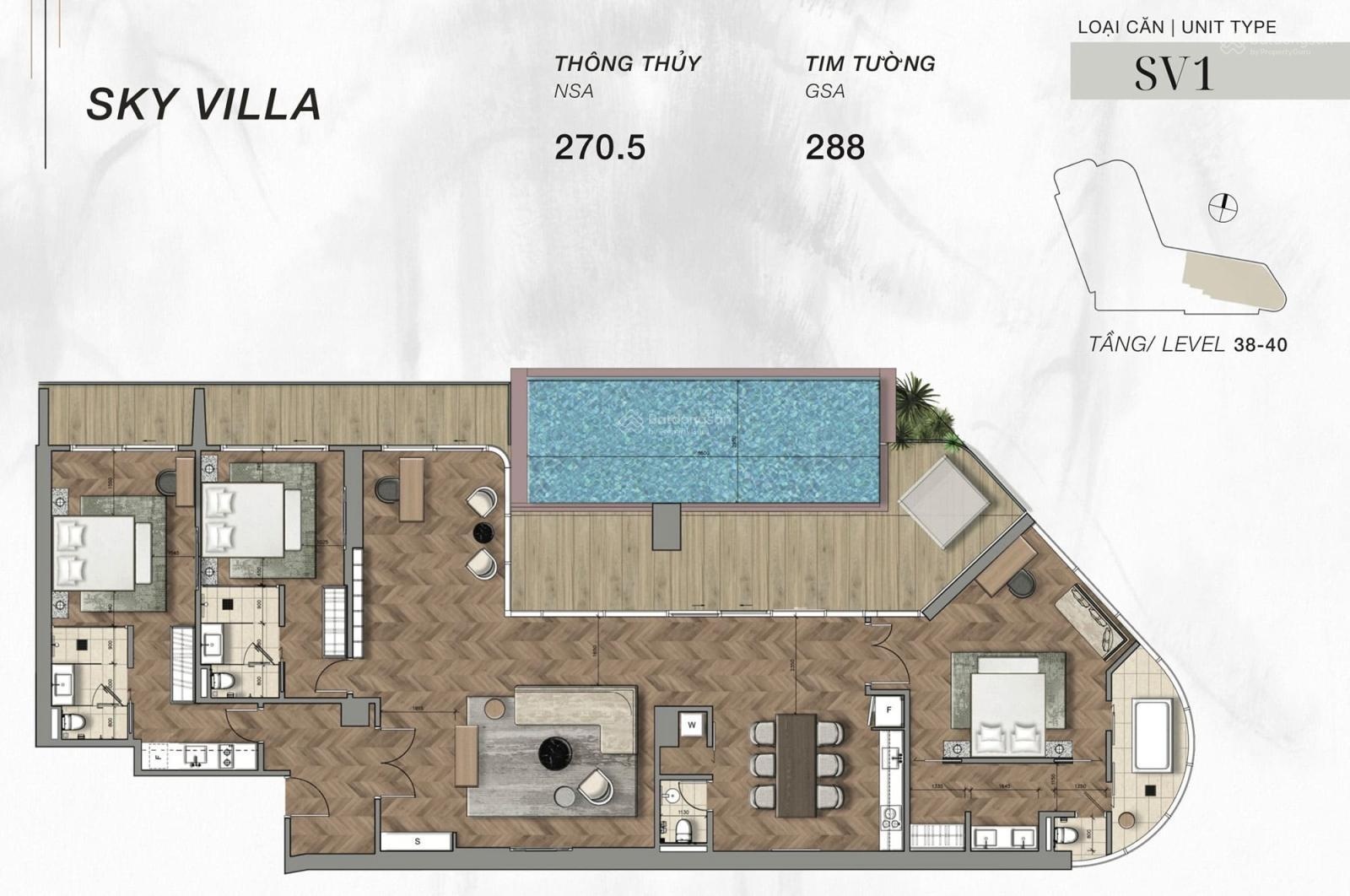 Nobu sky villa 288m2: đỉnh cao "dinh thự treo" giữa giao thoa biển trời núi