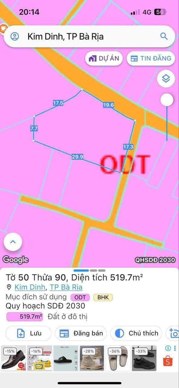 Bán lô góc 2 mặt tiền tại phường Long Hương, thành phố Hồ Chí Minh, giá 5.3 tỷ