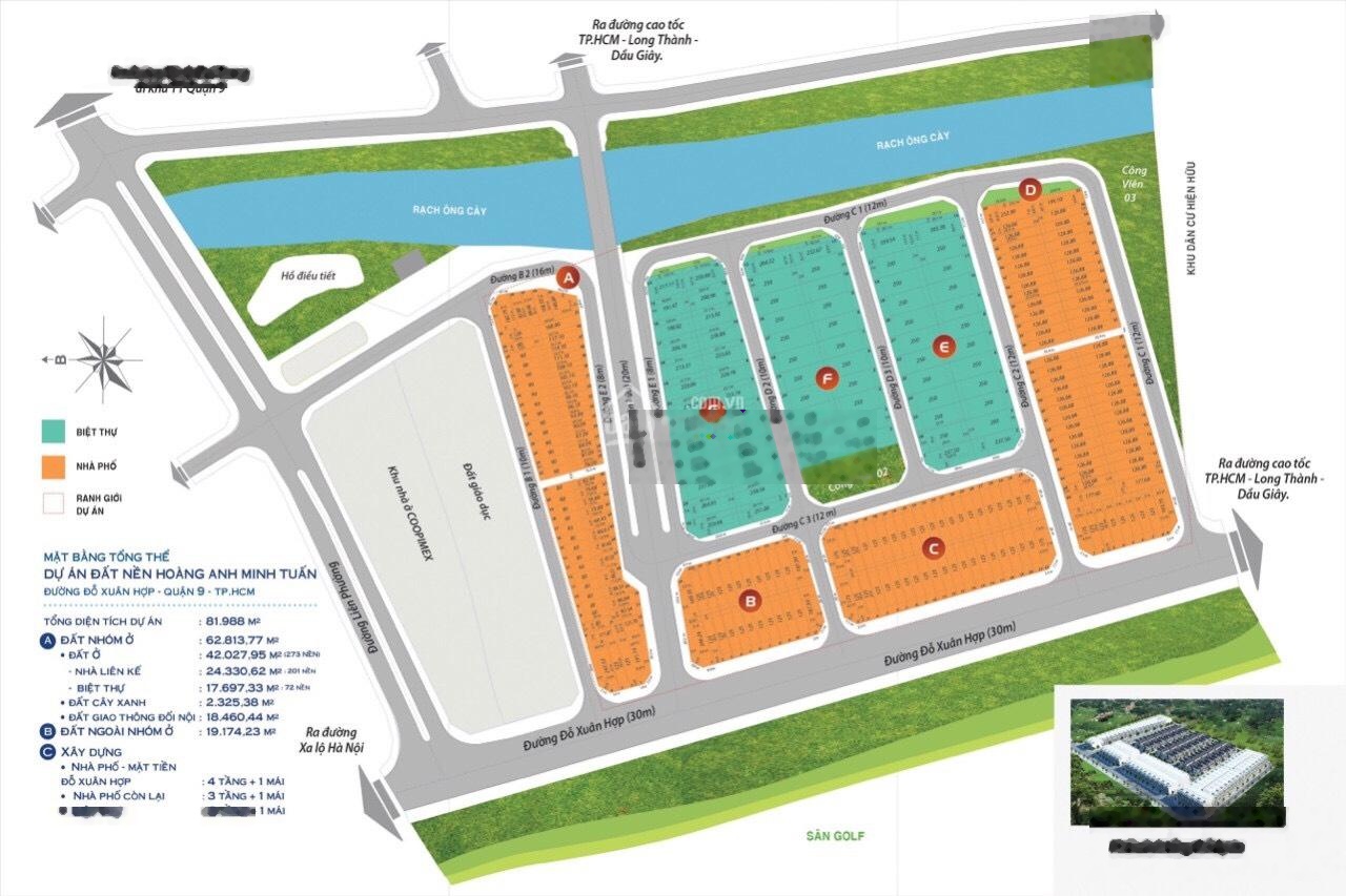 Chính chủ cần bán lô đất KDC Hoàng Anh Minh Tuấn, Quận 9, lô C, DT 125m2, lô vị trí đẹp