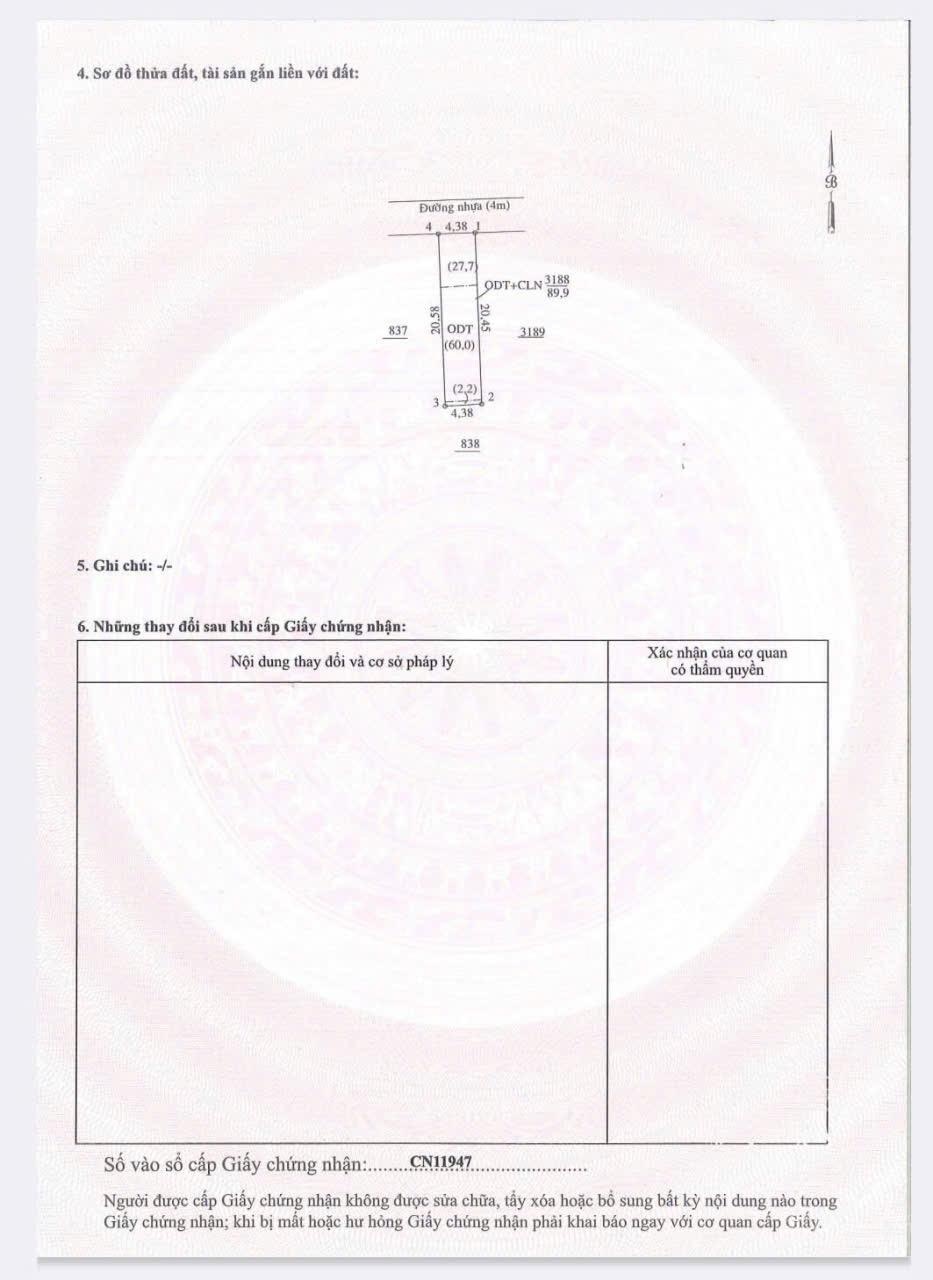 Bán đất Phú Hoà - 1 sẹc đường Lê Hồng Phong - Gần trường cao đẳng Y Tế Bình Dương