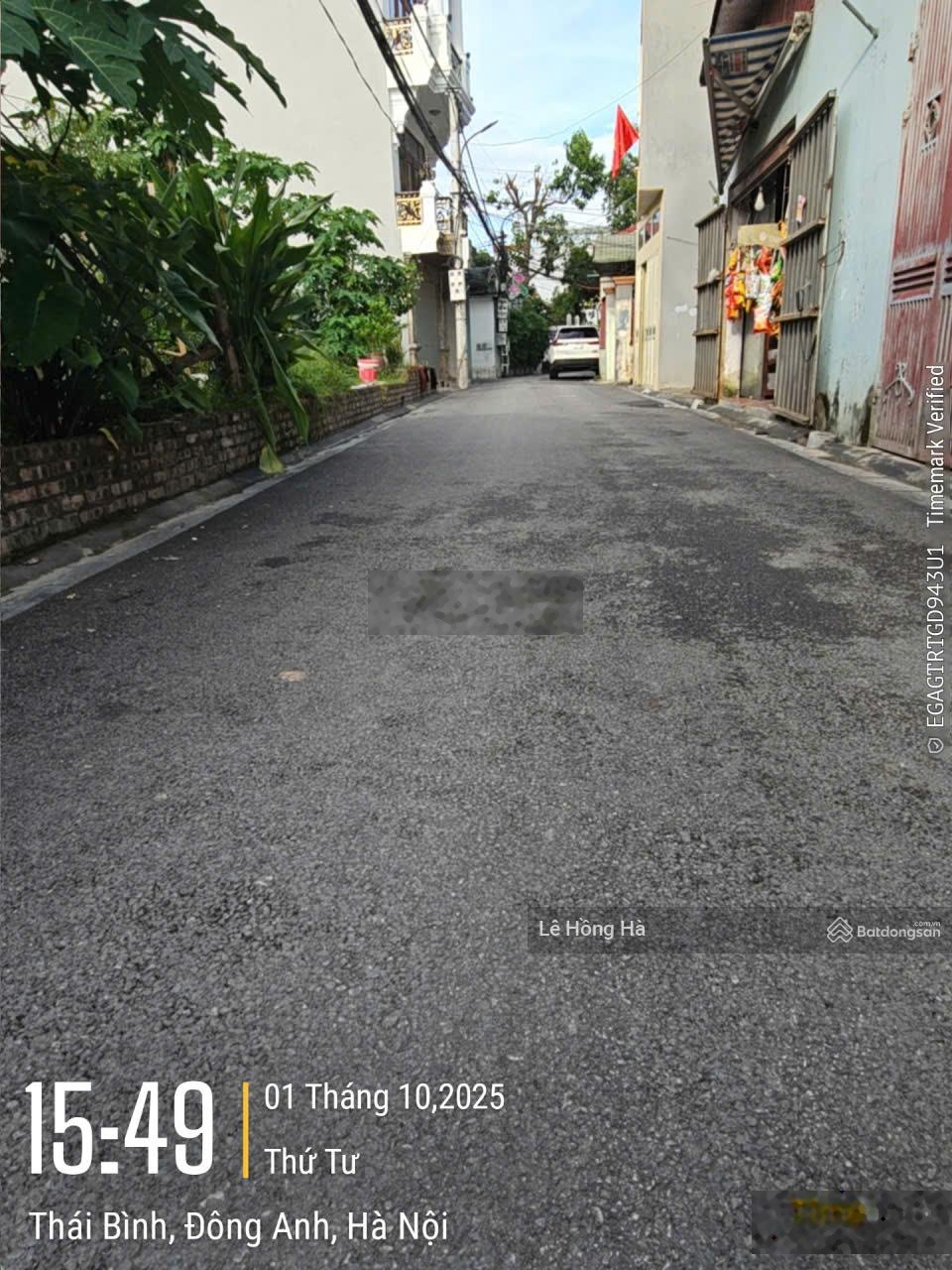 Bán đất 54.2m² Phúc Thọ, Mai Lâm ngõ 2.3m, gần trục chính, 700m cầu Đông Trù. Giá 92 tr/m² TL