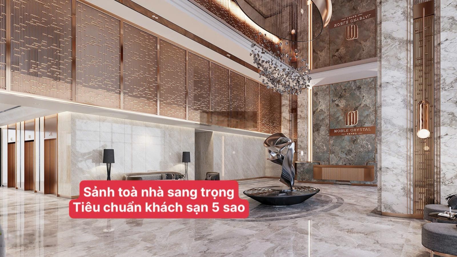 Căn 3PN diện tích 148m2, hướng view sông Hồng, tổng giá 24 tỷ toà Noble Crystal Tây Hồ