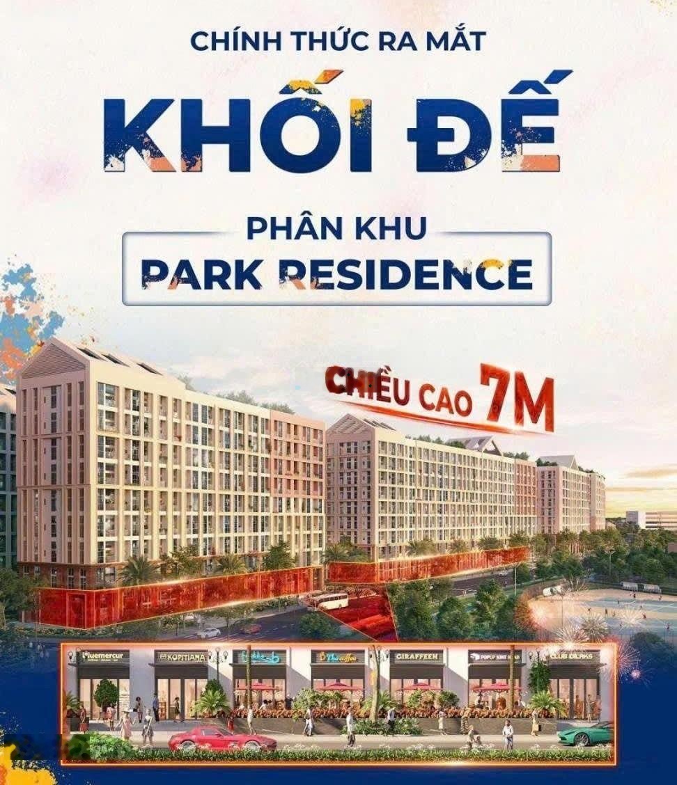 Bán shophouse khối đế khu Park Residence tại dự án Sun Urban City