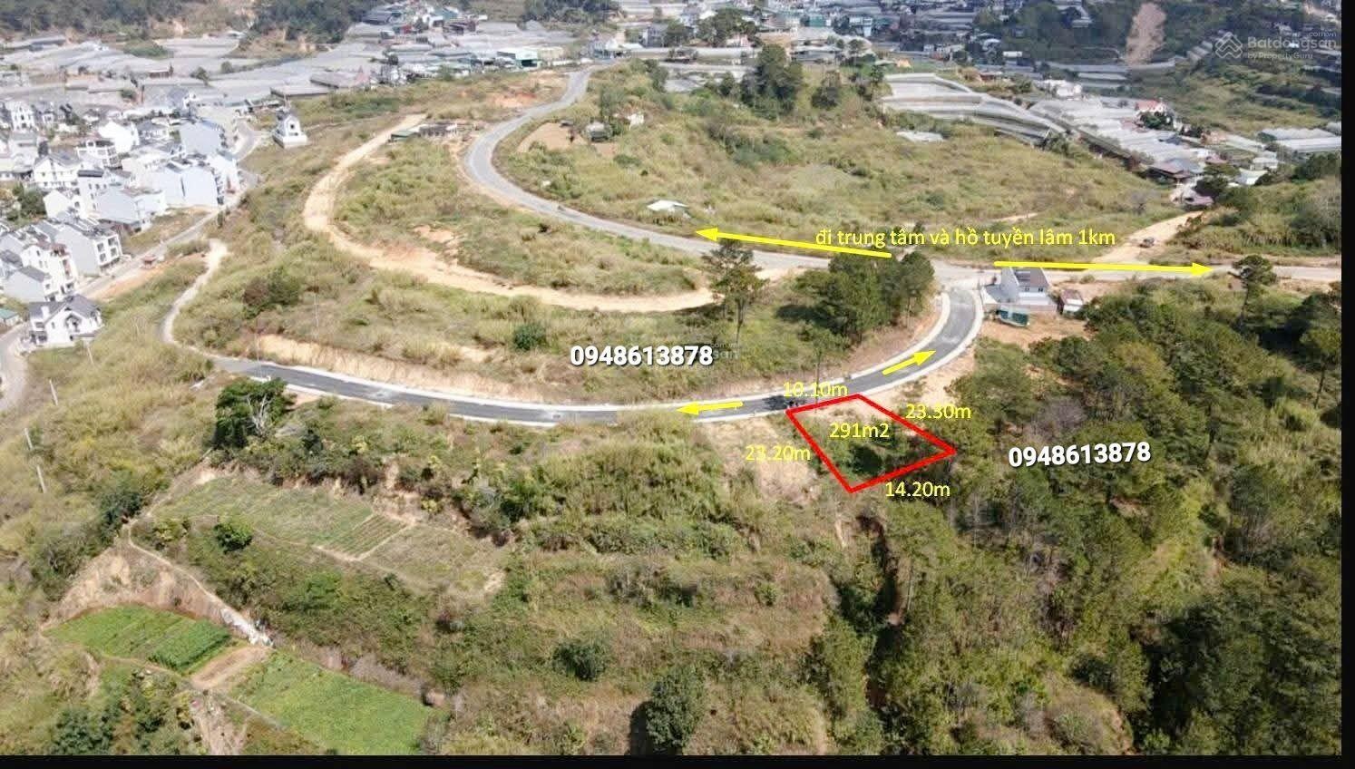 Siêu phẩm View rừng thông 291m An Sơn Đà Lạt 17tỷ5 - ngay trung tâm TP, gần Dinh 3, cách Hồ XH 3km