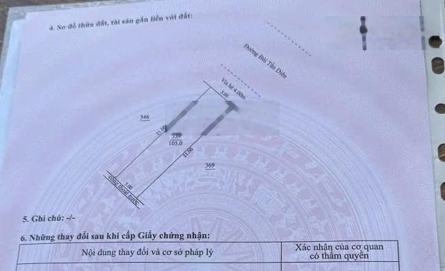 Bán đất mặt tiền đường 10m5 Bùi Tấn Diên, trục chính KĐT Phước Lý, DT 105m2, giá 5 tỷ 350tr TL