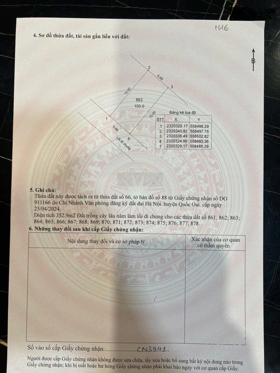 Sát Ga Metro 5 , Cạnh khu Xuân Cầu , Sát Công nghệ Cao . DT 100m full thổ mặt tiền 6,8m