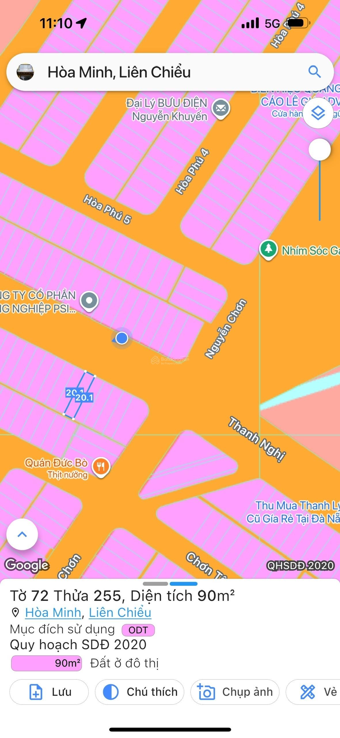 Bán Đất Mặt Tiền Đường 10,5m Thanh Nghị Đà Nẵng, 90m2 giá 6,550 tỷ