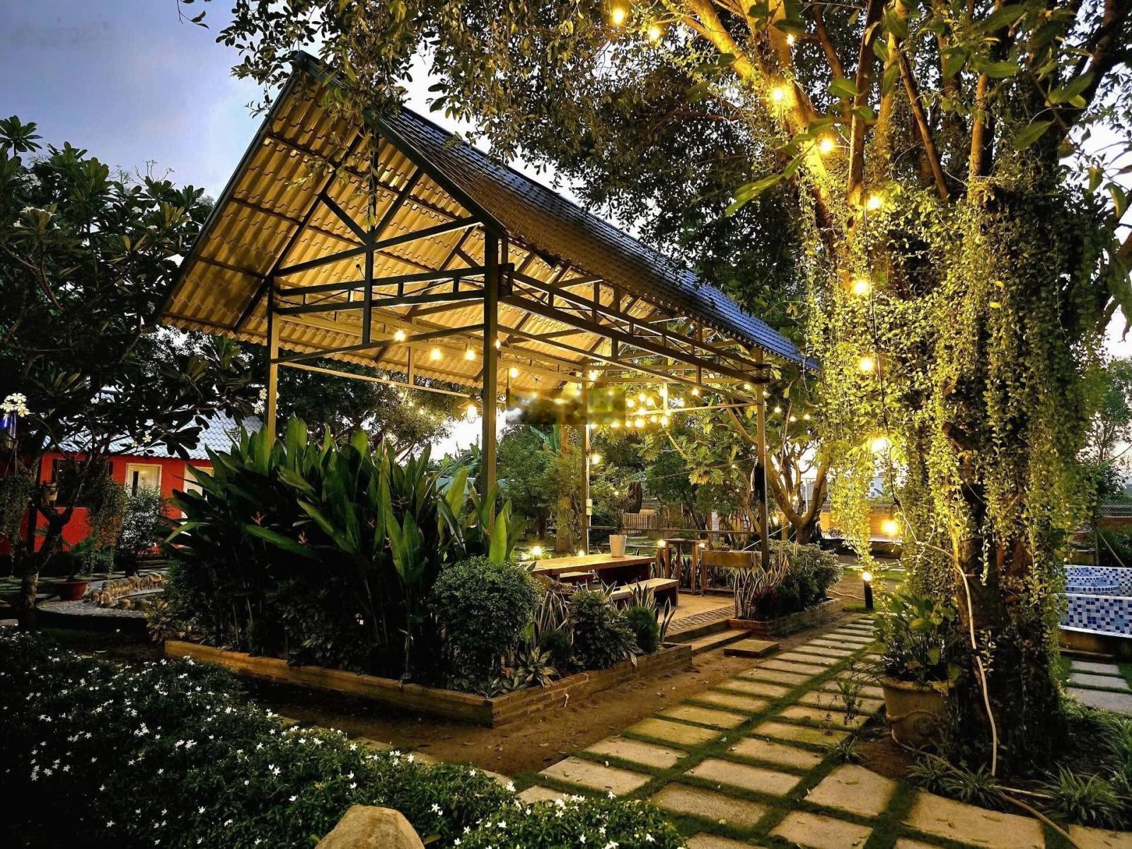 Cho thuê nhà vườn nghỉ dưỡng (có hồ bơi) 1500m2 Tam Bình, Full nội thất