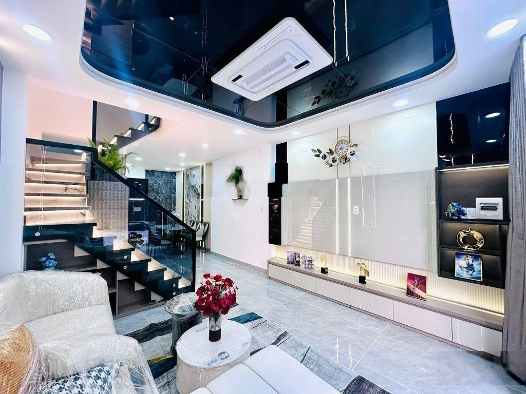 Bán nhà Phan Huy Ích An Hội Tây Gò Vấp, 3 tầng 3PN, gần Tân Bình, ô tô tới nhà, giá 5.97 tỷ