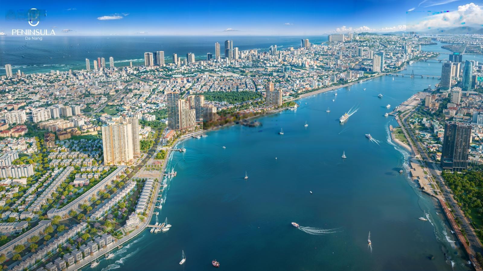 Bán căn hộ dự án Peninsula Đà Nẵng 2PN - view sông Hàn - sổ hồng lâu dài