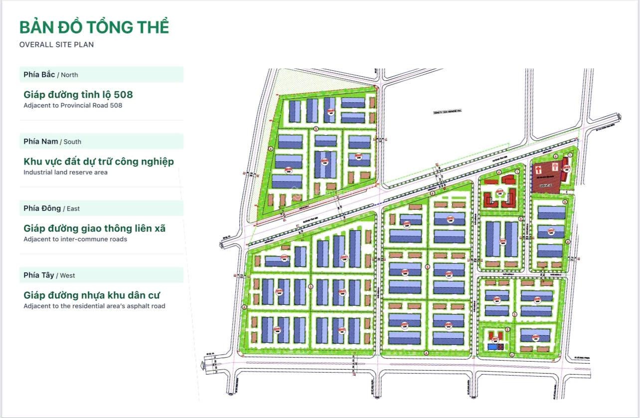 Cơ hội đầu tư 1ha đất công nghiệp tại cụm cn tam linh nga sơn cho chế biến thực phẩm, kho lạnh