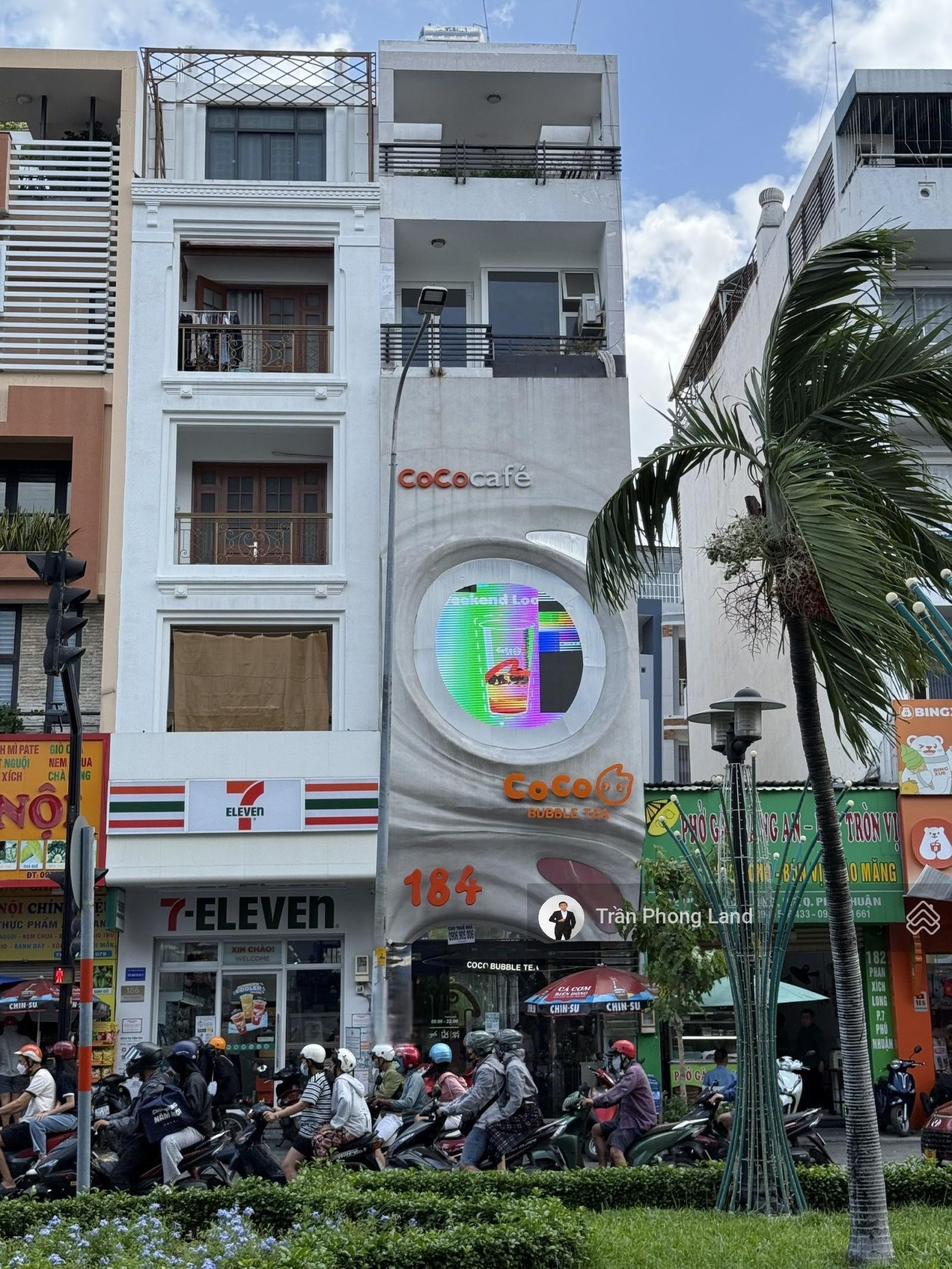 Chính chủ cho thuê nhà mặt tiền 184 Phan Xích Long, Q. PN, 4x18m, trệt lửng 4 lầu, 0908140491