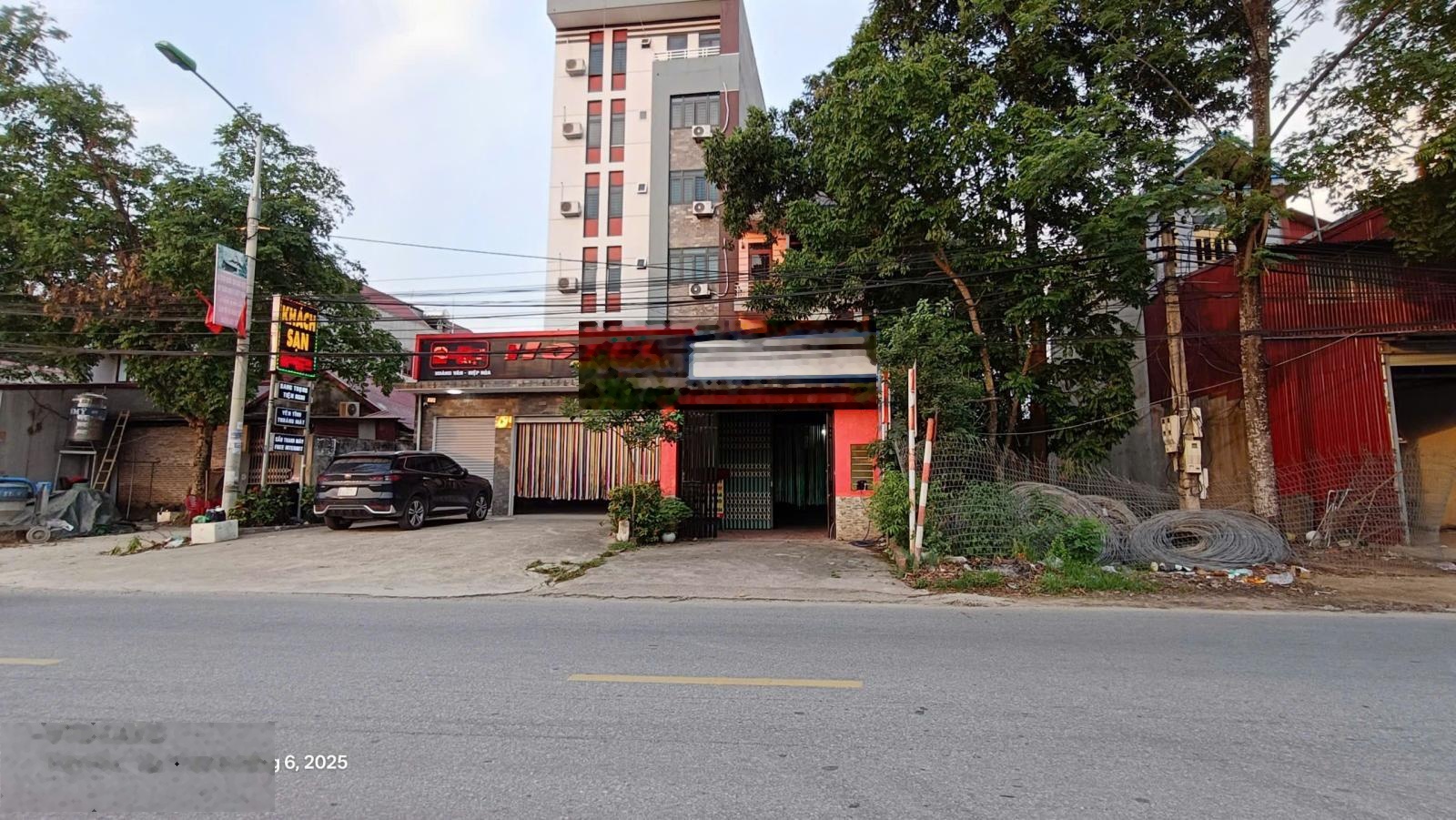 Sang nhượng khách sạn 6 tầng mặt QL37 Hoàng Vân, Bắc Ninh doanh thu ổn định trên 100 triệu/tháng