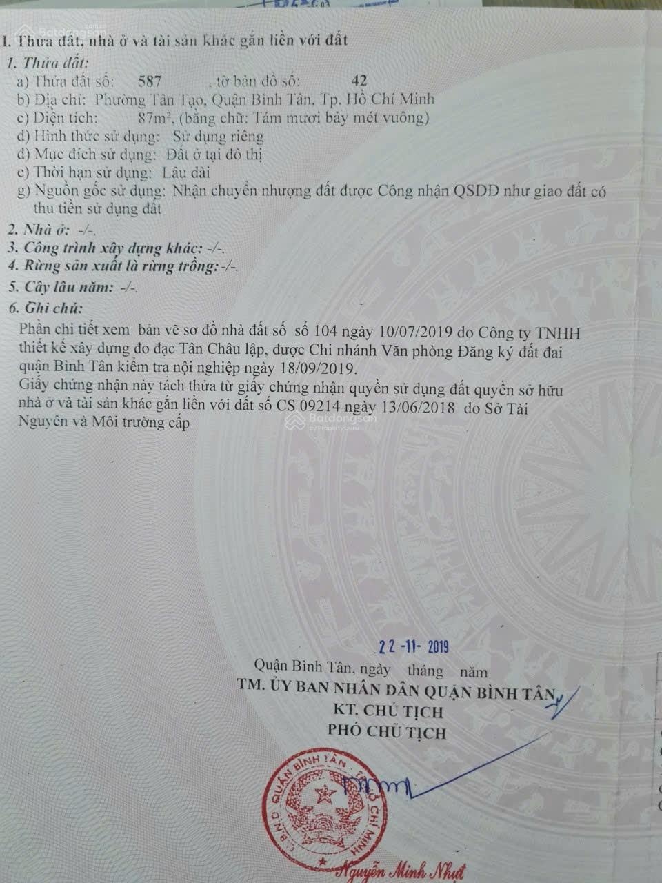 Tôi cần bán đất hẻm 1074 Tỉnh Lộ 10 (kế bên địa chỉ nhà 1074/10)