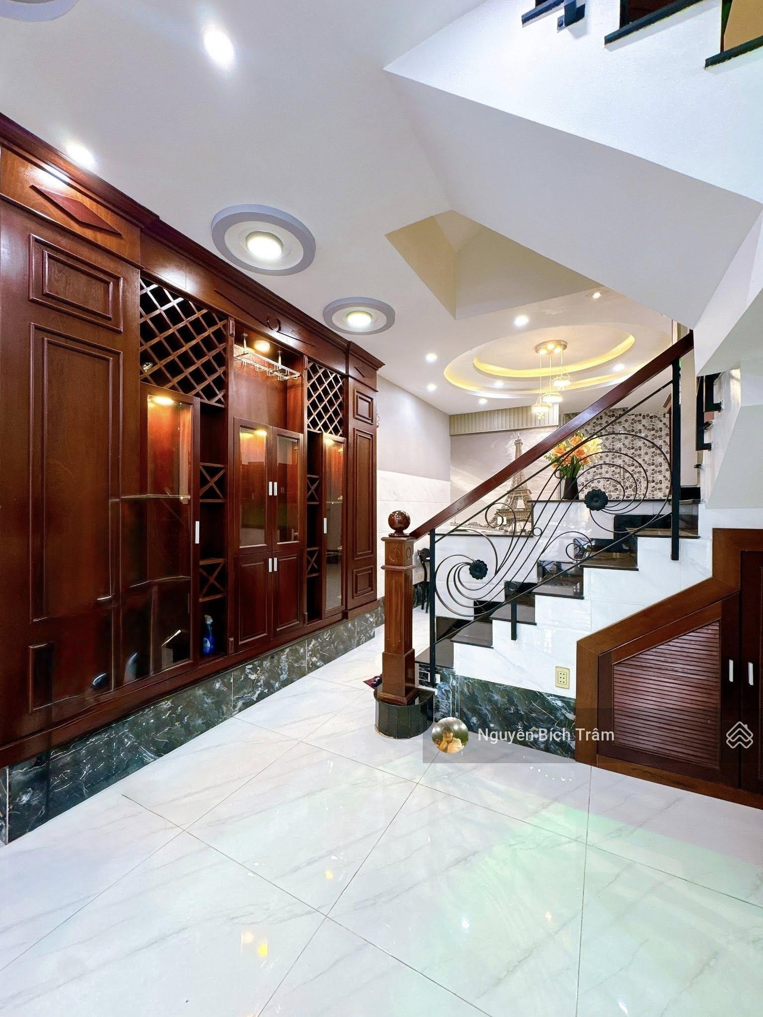 Nhỉnh 6 tỷ - 90m2 4tầng - HẺM NHỰA 6m Quang Trung - NGAY khu chợ Hạnh Thông Tây sầm uất