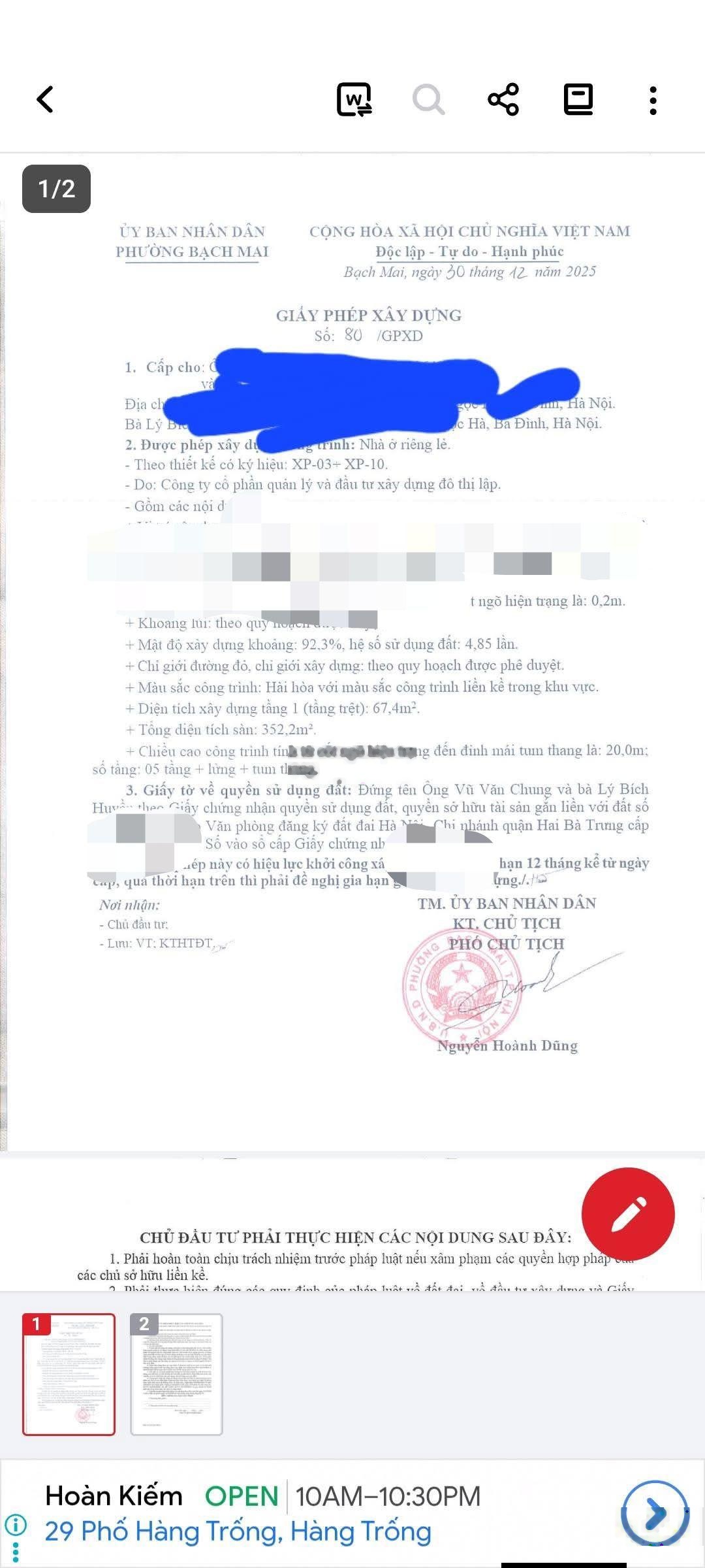 Bán nhanh 75m2 Đất Minh Khai giá nhỉnh 20 tỷ