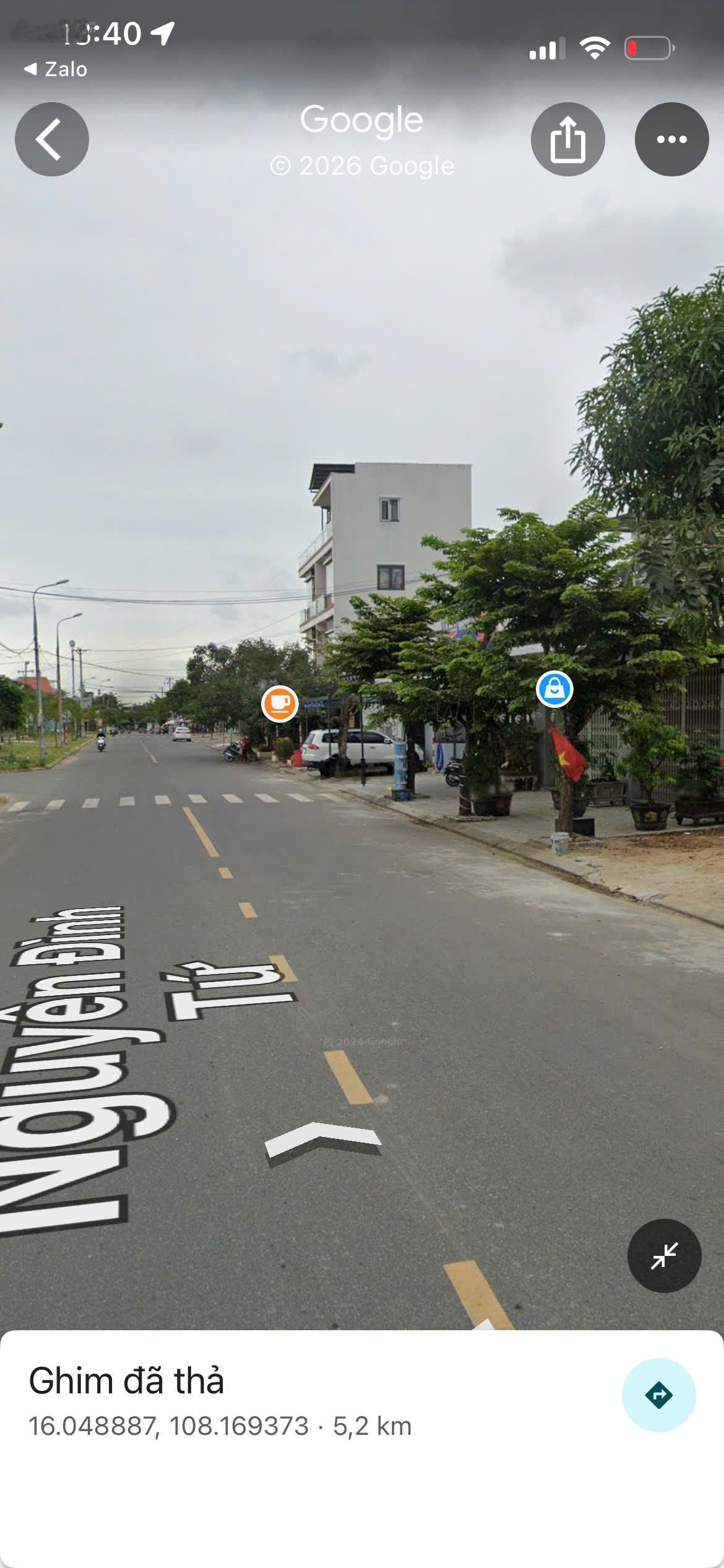 Bán đất 2MT trước sau đường Nguyễn Đình Tứ, Hòa Minh, Liên Chiểu, DT 5.5m x 18m