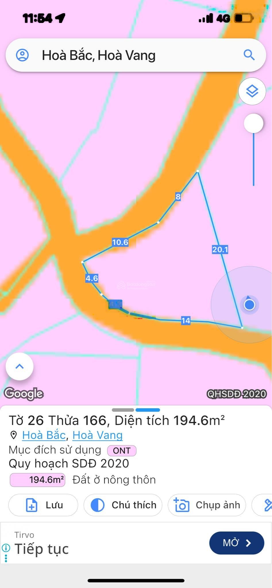 Bán lô đất 2 mặt tiền đường ô tô Hoà Bắc Đà Nẵng giá rẻ