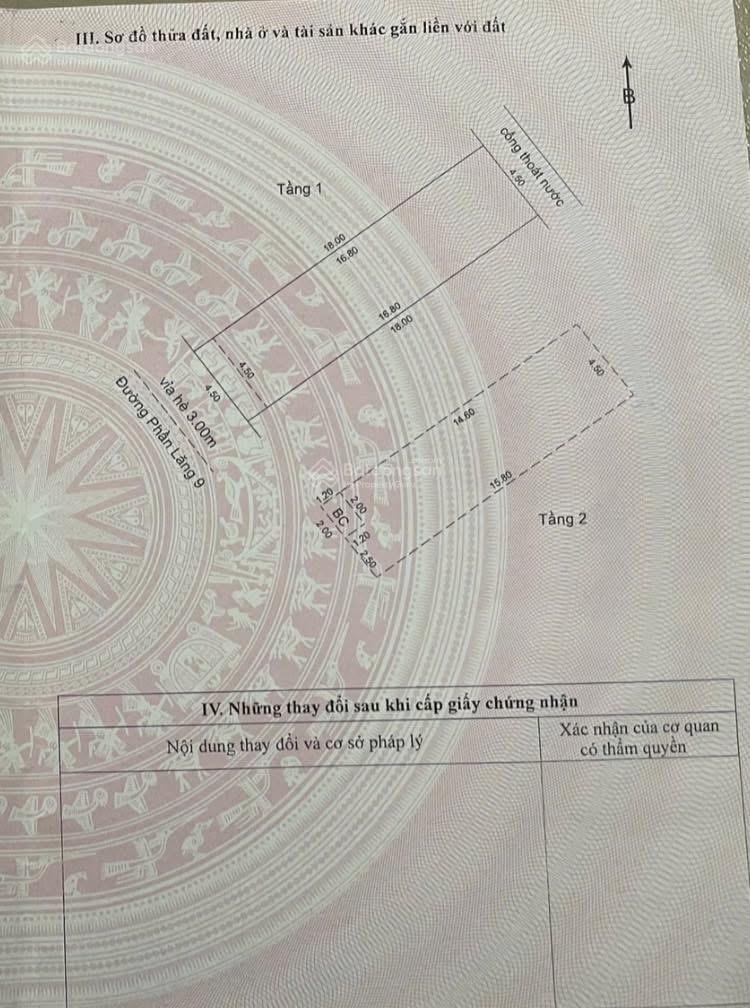 Nhà 2 tầng MT 5,5m Phần Lăng 9. Thanh Khê - Dt Đất : 81m. Ngang 4m5
