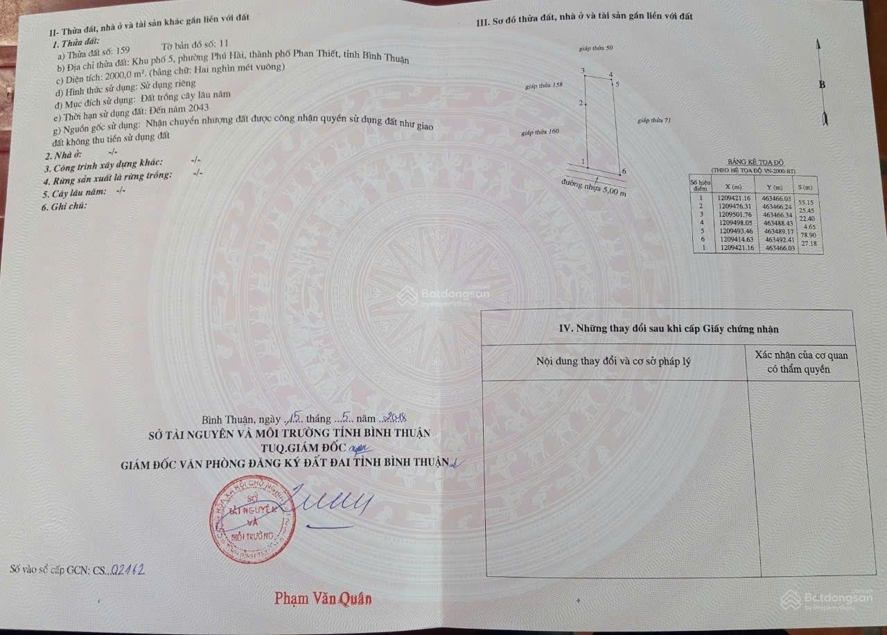 Bán đất TMDV lõi du lịch Phan Thiết bao quanh có các resort, khu d.cư, phù hợp làm homestay cực đẹp