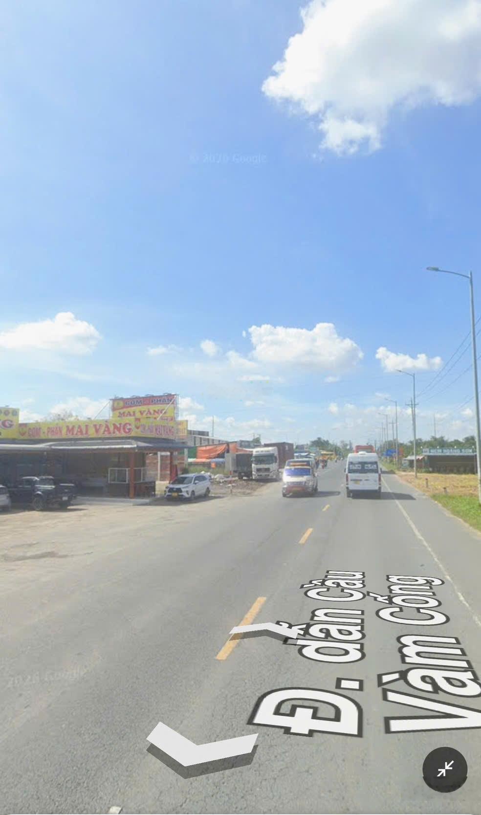 Cho thuê 10.000 m² đất TMD (thương mại dịch vụ) mặt tiền ngang 117m đường dẫn cầu Vàm Cống