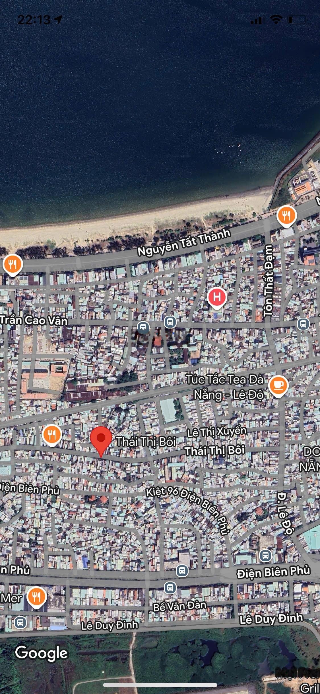 Bán đất (ngang gần 5m) mặt tiền đường 7m5 Thái Thị Bôi, kinh doanh sầm uất, giá 5 tỷ 390 tl