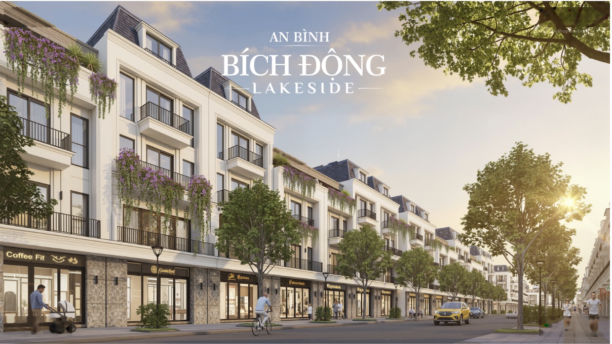 Bán liền kề Bích Động Lakeside, 102m2, mt 6m, trục đường 22m, giá 65 triệu/m2