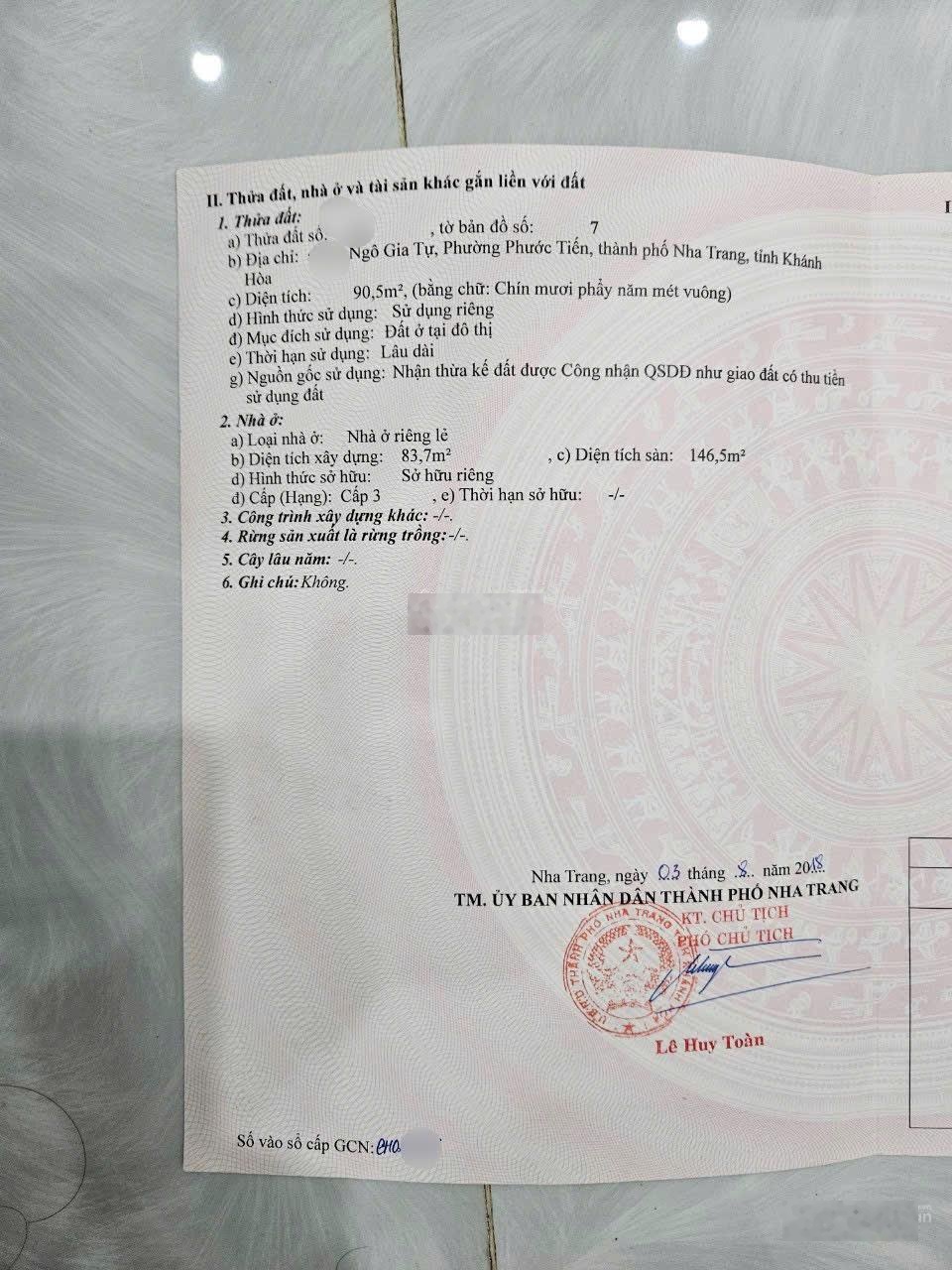 Cho Thuê Nhà 2 Tầng Ngô Gia Tự Tân Lập Nha Trang Phù Hợp Kinh Doanh Vào ở Ngay