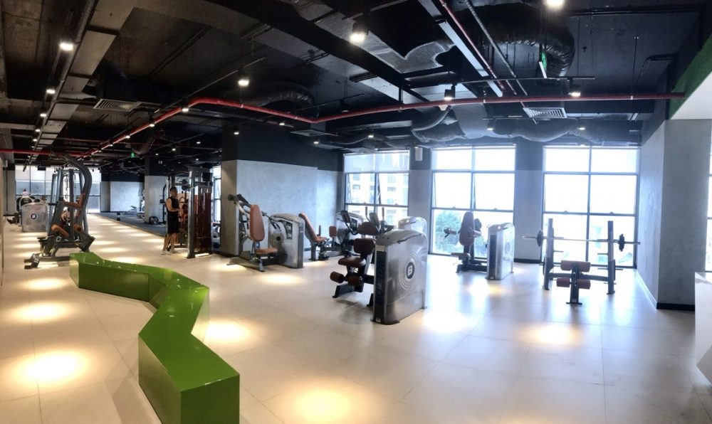 Cho thuê văn phòng The Sun Avenue 35m2 lắp sẵn rèm và máy lạnh. Được đăng kí kinh doanh