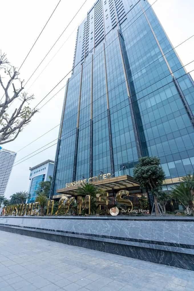 BQL chính chủ cho thuê văn phòng tại tòa Sunshine Center diện tích 100m ~1000m2 giá thuê 230K/m2/th