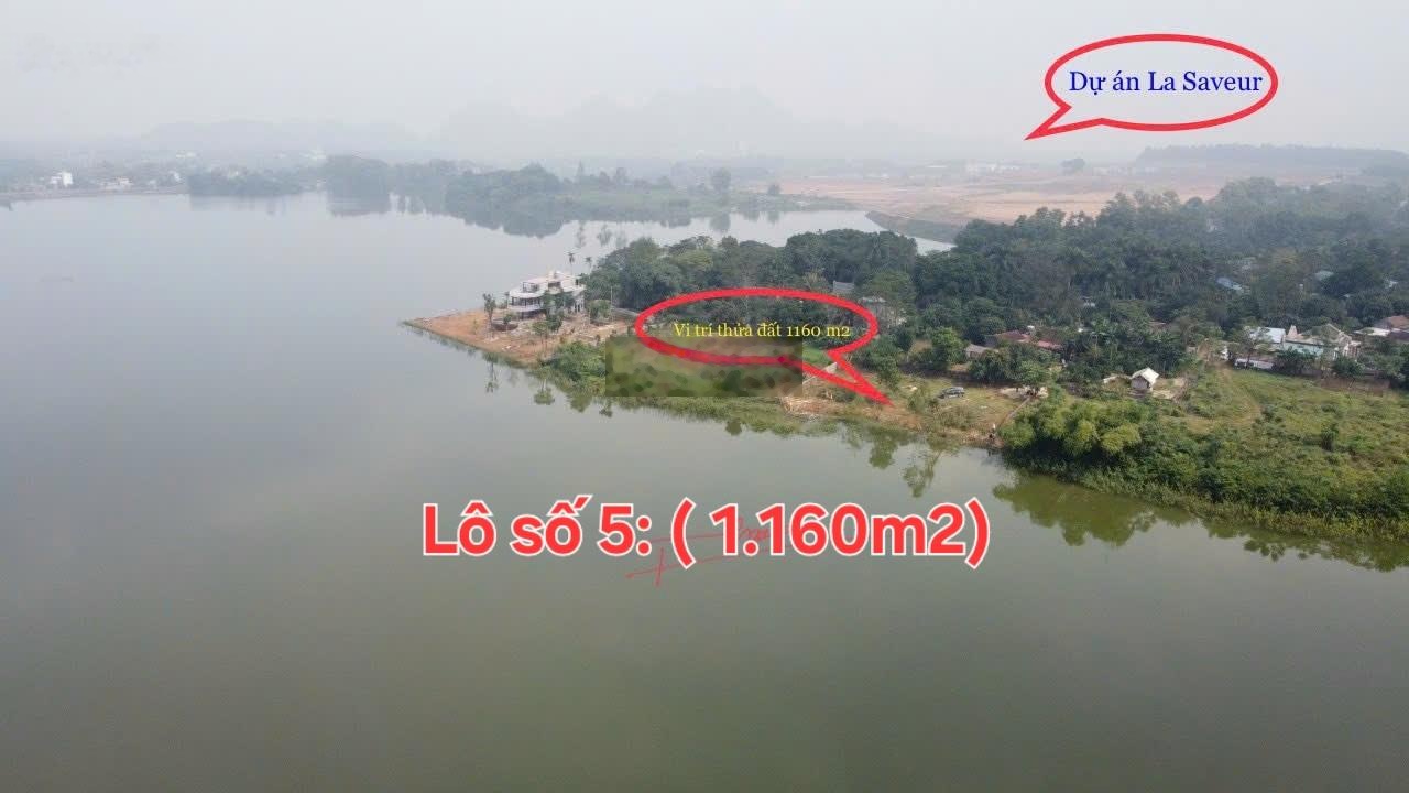 Top 5! Lô đất bám hồ đẹp nhất Lương Sơn, giá chỉ từ nhỉnh 2 triệu 1m2, LH 0988112816