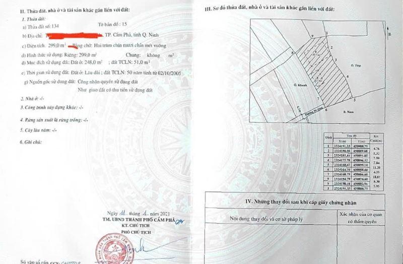 Bán nhà riêng tại Trần Phú, Cẩm Thành, Cẩm Phả, Quảng Ninh, chỉ với 12 triệu/m2