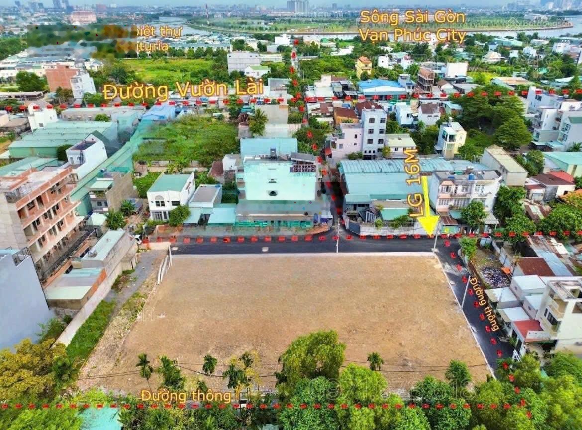 Bán đất đường 6m thông 66m2 = 4mx16.5m ngay đối diện Senturia Vườn Lài giá chỉ 5 tỷ