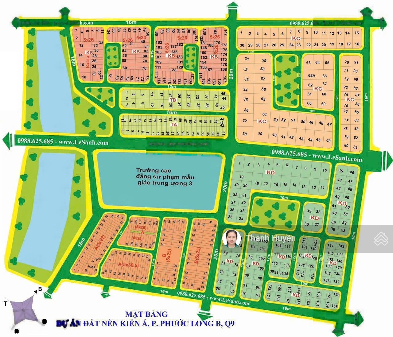 Bán đất KDC Nam Long Kiến Á ngay đường Liên Phường 90m2 chỉ 9.7 tỷ