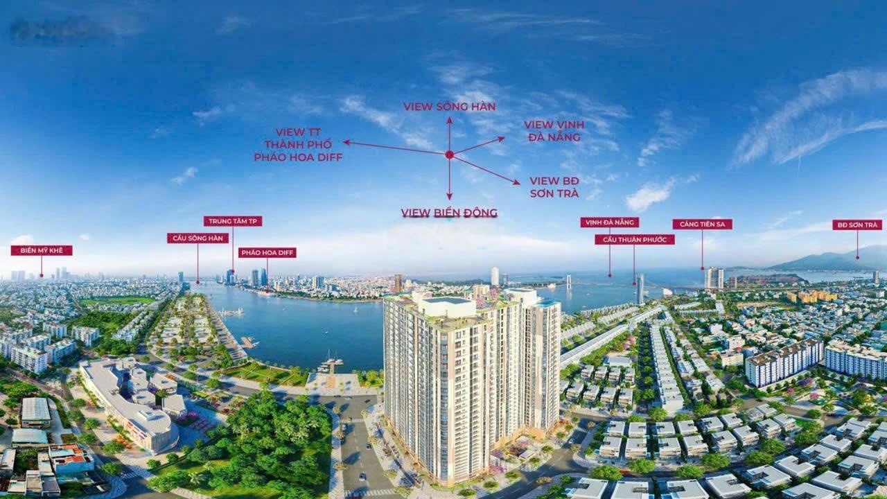 Chủ nhà thiện chí bán căn 1pn - 48m2 - tầng trung - giá 3,08 tỷ - view sông hàn, thuận phước