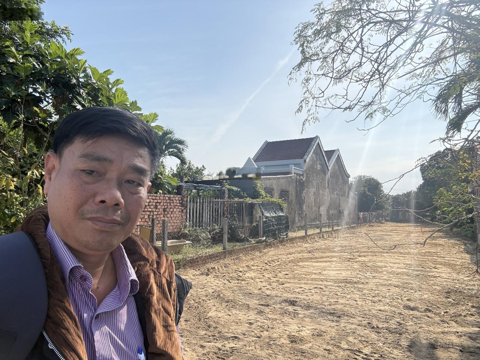 Bán lô đất 400m mặt tiền đường cồn phi, bến trễ, cẩm hà, hội an diện tích: 400m