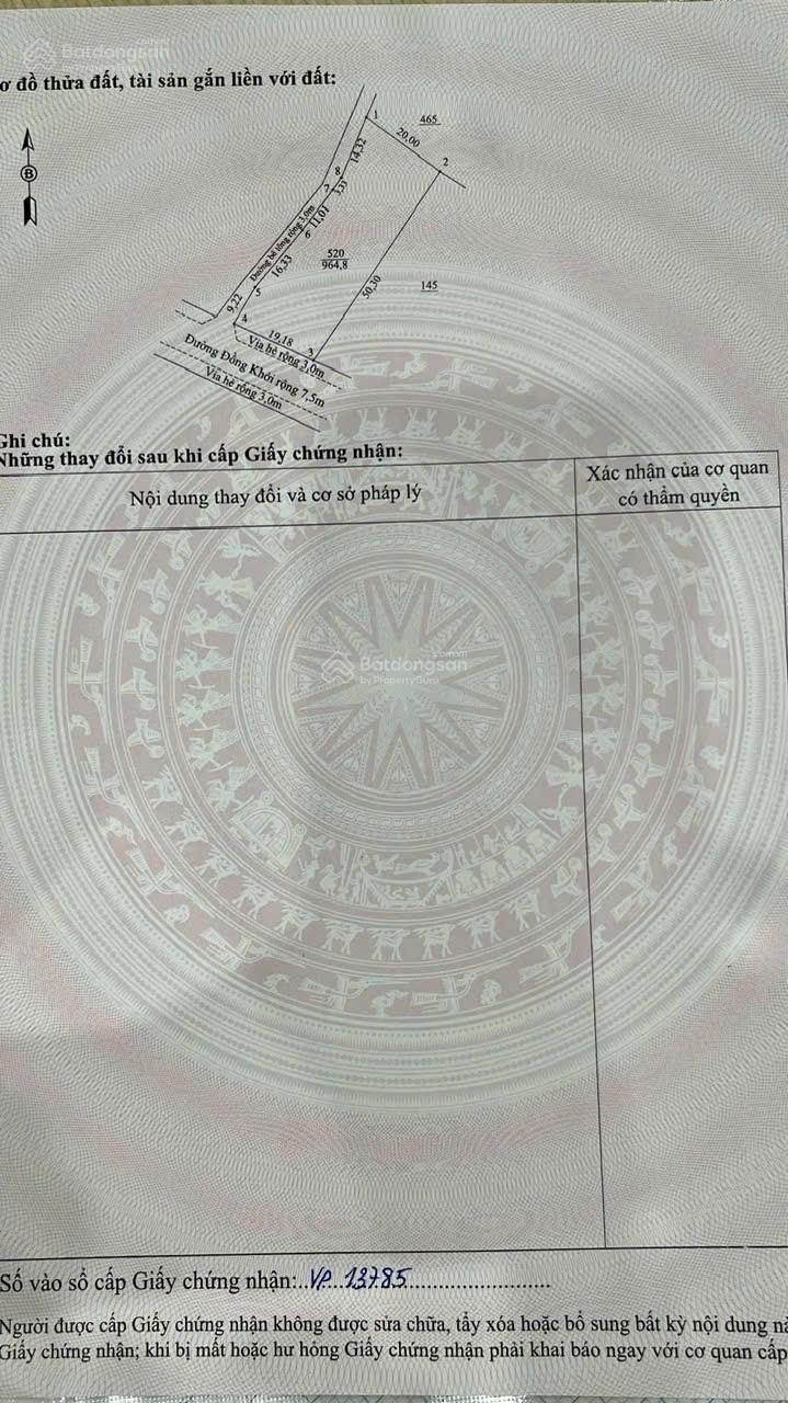 Cần bán lô đất nên 950m2 đường trần nhân tông kẹp kiệt 3m.pphường hội an. Thành phố đà nẵng