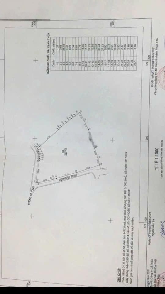 Bán lô đất rộng tại xã ngọc thanh tp. phúc yên, vĩnh phúc