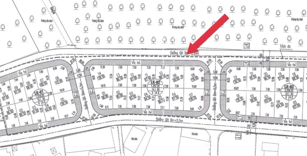 Bán gấp lô LK2 - 09. 88m2 khu đấu giá Hoàng Trạch gần trục đường vành đai 4 giá tốt nhất khu