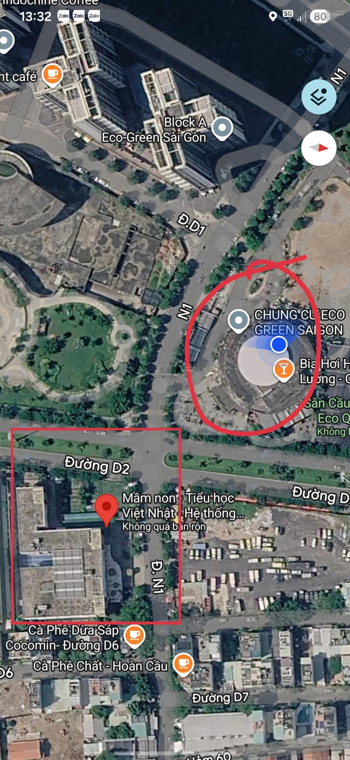 Cho thuê siêu mặt bằng 1.600m² khu Ecogreen Q7 giá 180 Tr/th