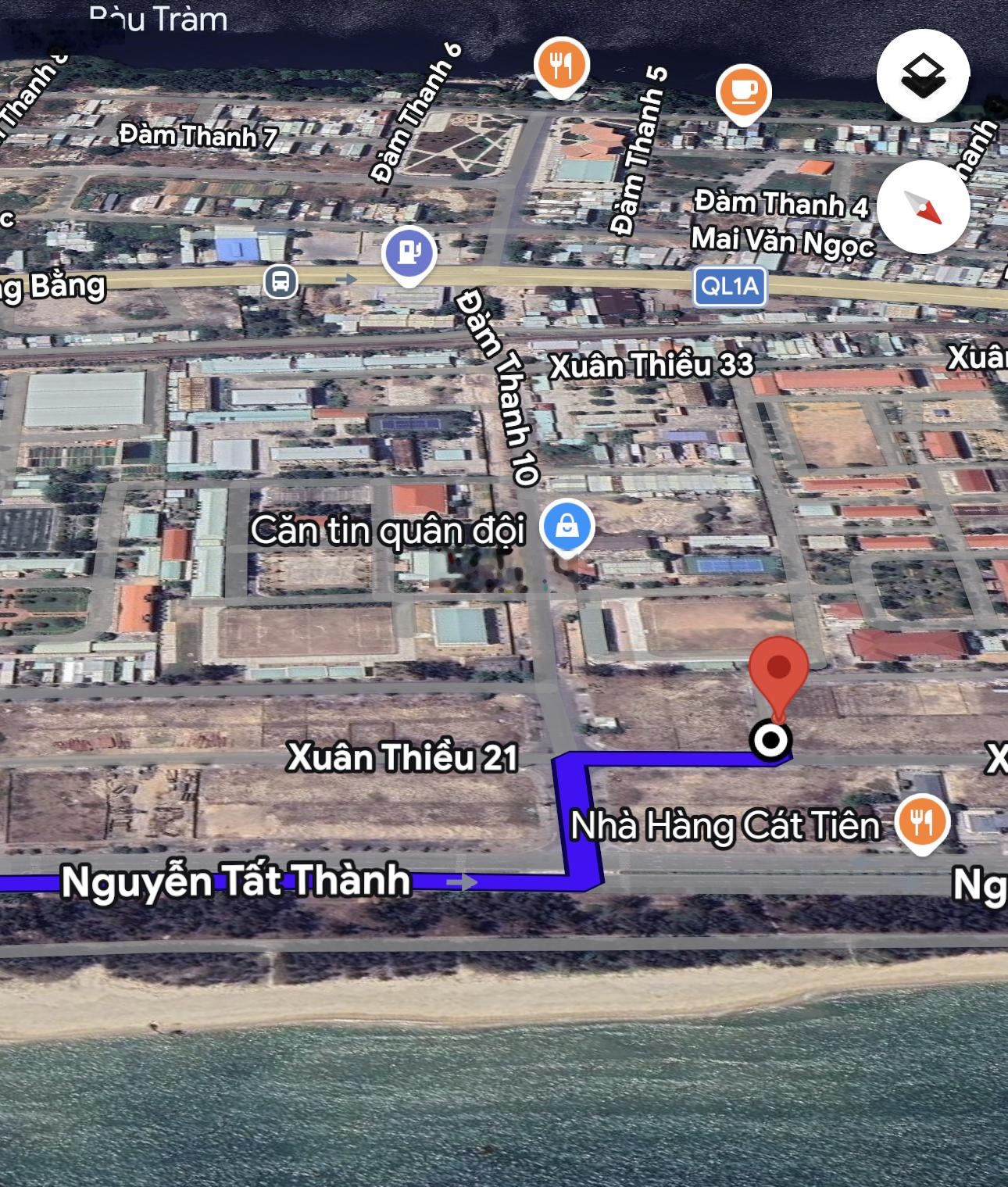 GIÁ RẺ NHƯ ĐẤT KIỆT.. Bán gấp Đất biệt thự đường 5m5 Xuân Thiều .. , sát biển Nguyễn Tất Thành