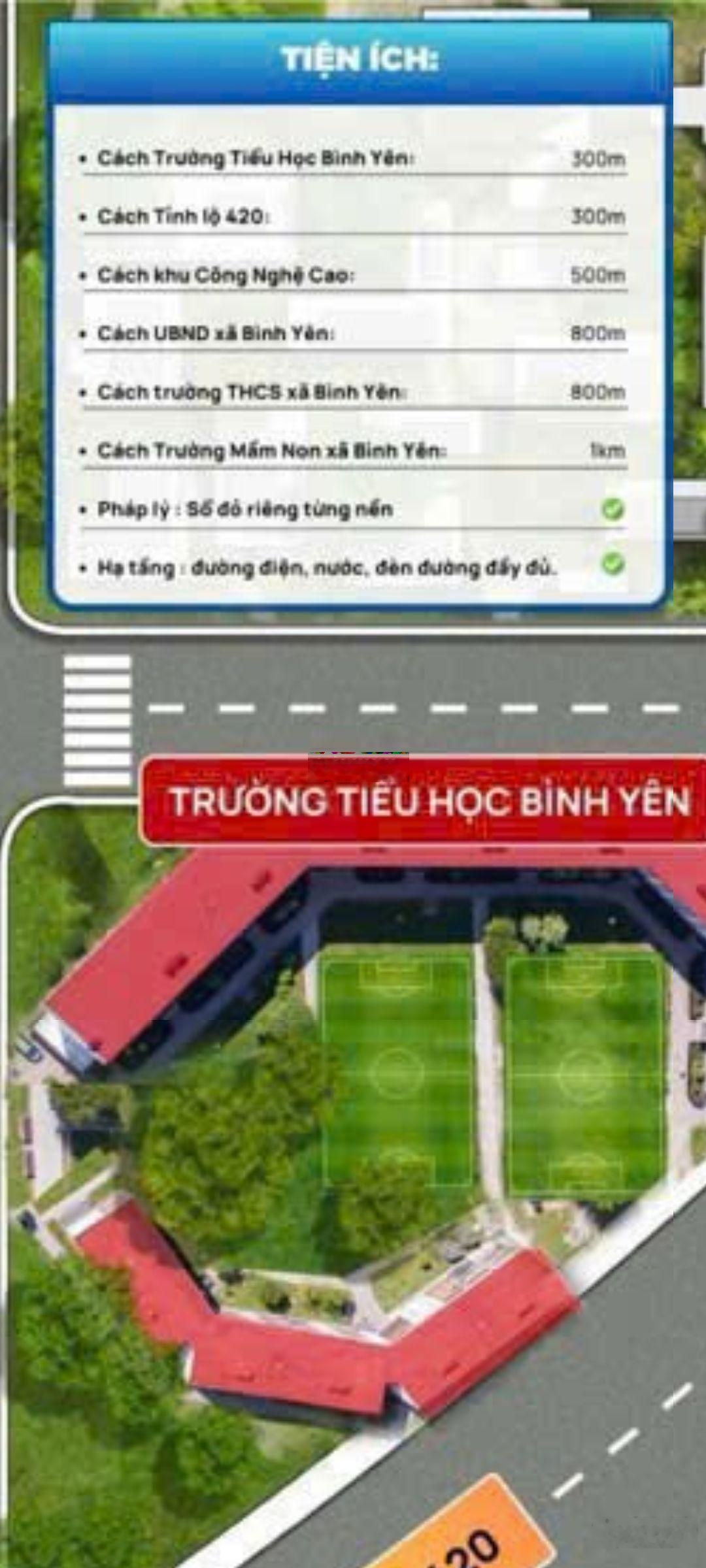 Chính chủ cần bán 79m. Sẵn sổ. Gần trường học các cấp, ủy ban . Gần đường tỉnh lộ 420