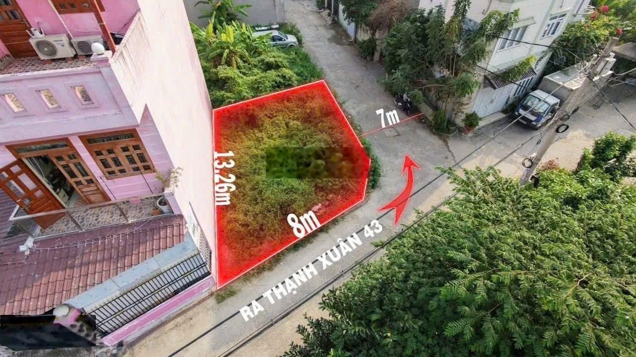 bán đất 2 mặt tiền hẻm xe hơi diện tích đất thổ cư 92.9m hệ số xây dựng 3,5 rất cao