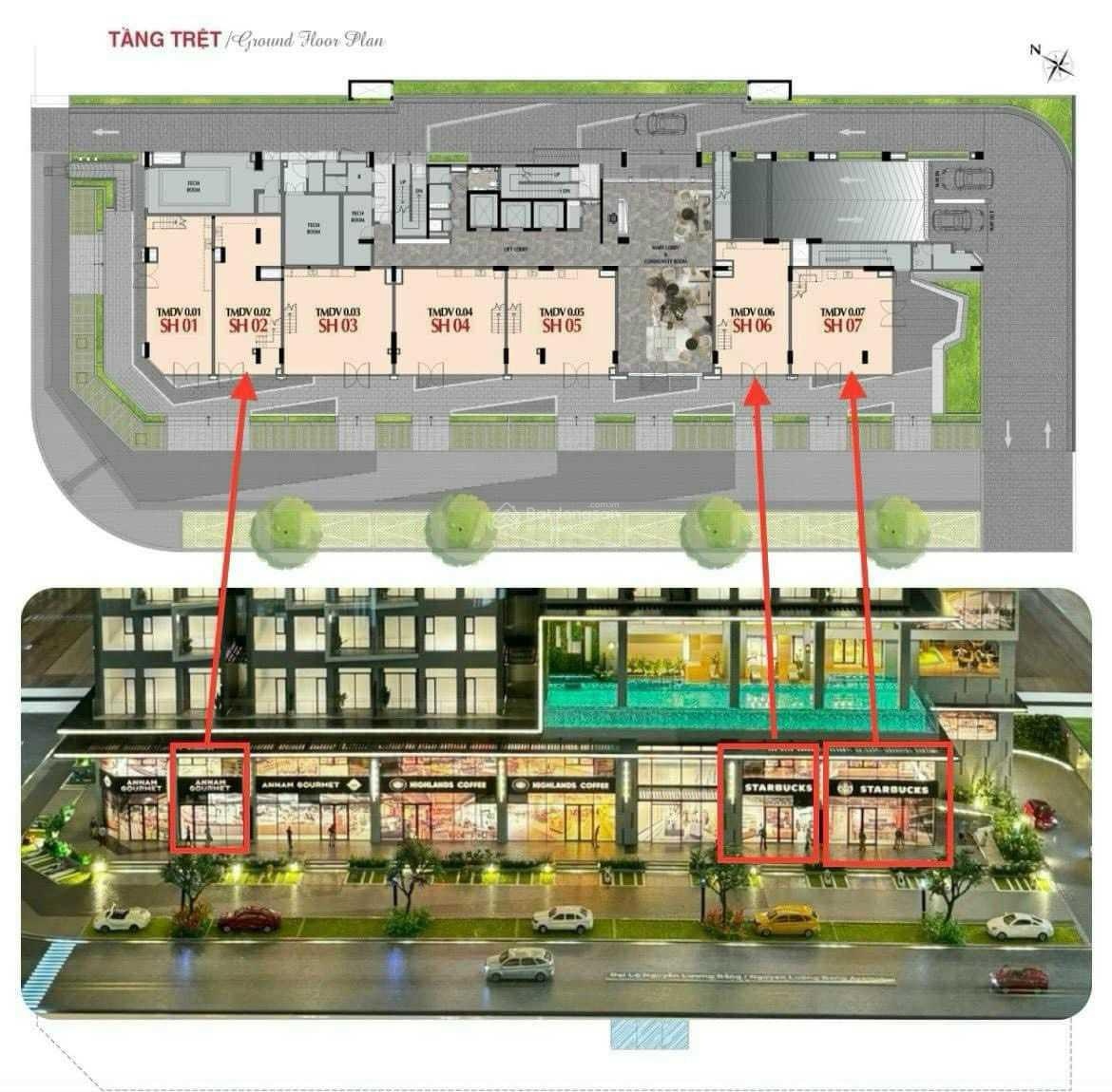 Bán shophouse The Aurora Phú Mỹ Hưng giá gốc CĐT