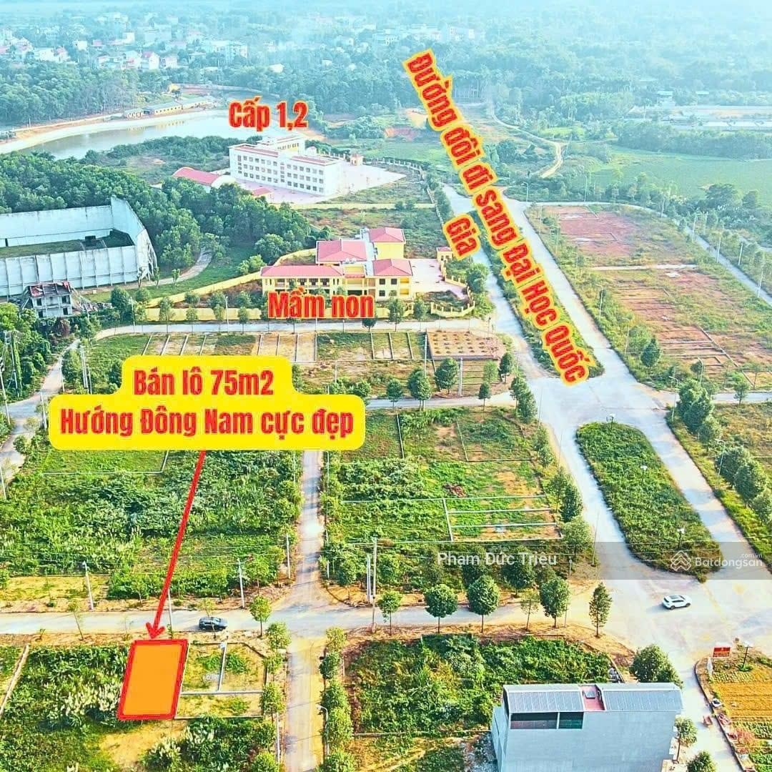 Chính chủ bán 75m2 khu TĐC ĐHQG sát đường đôi, trường mầm non