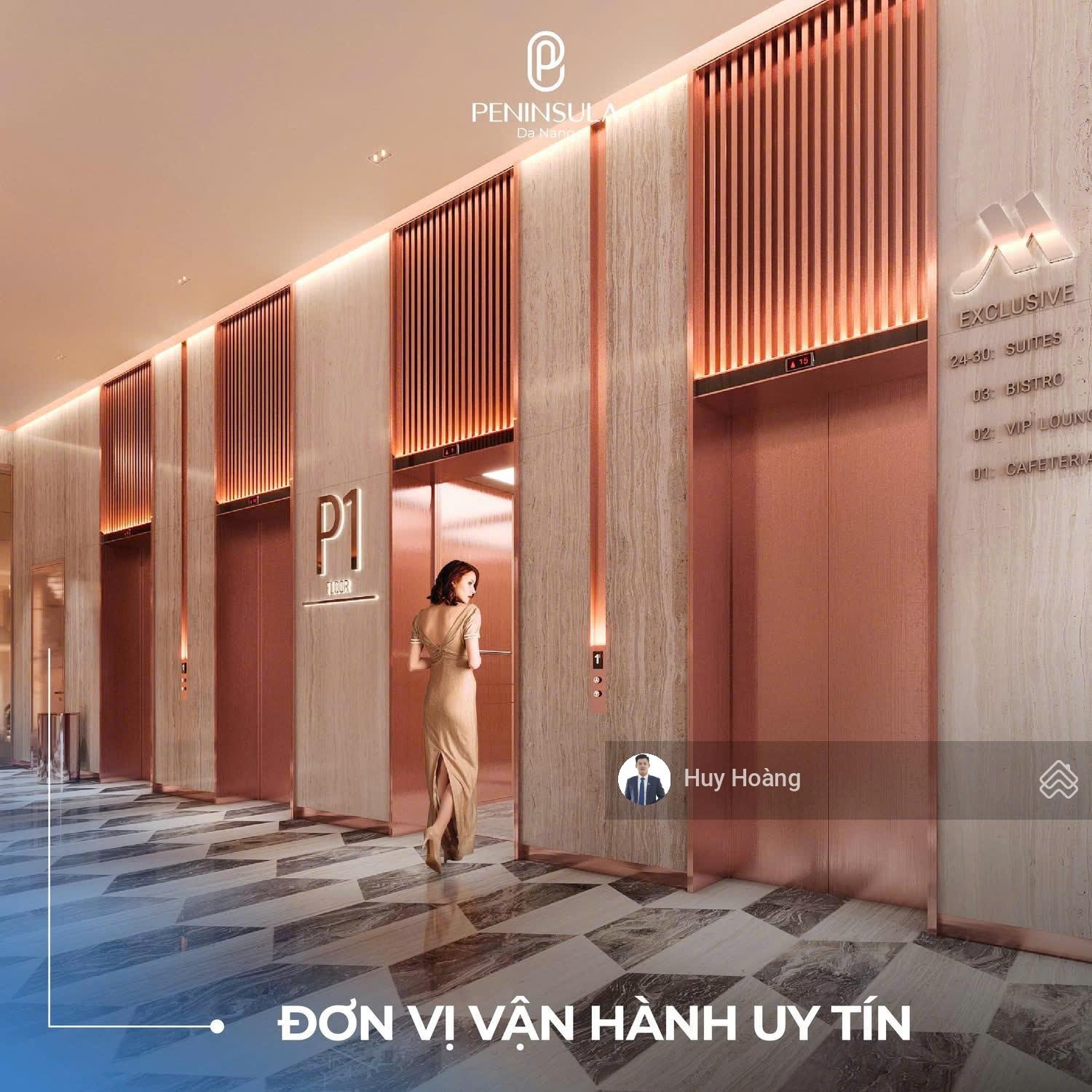 Căn hộ 2PN Peninsula Đà Nẵng - không gian sống thượng lưu ven Sông Hàn, tầng cao-view đẹp-giá hời